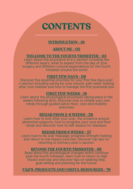 C-section birth recovery guide