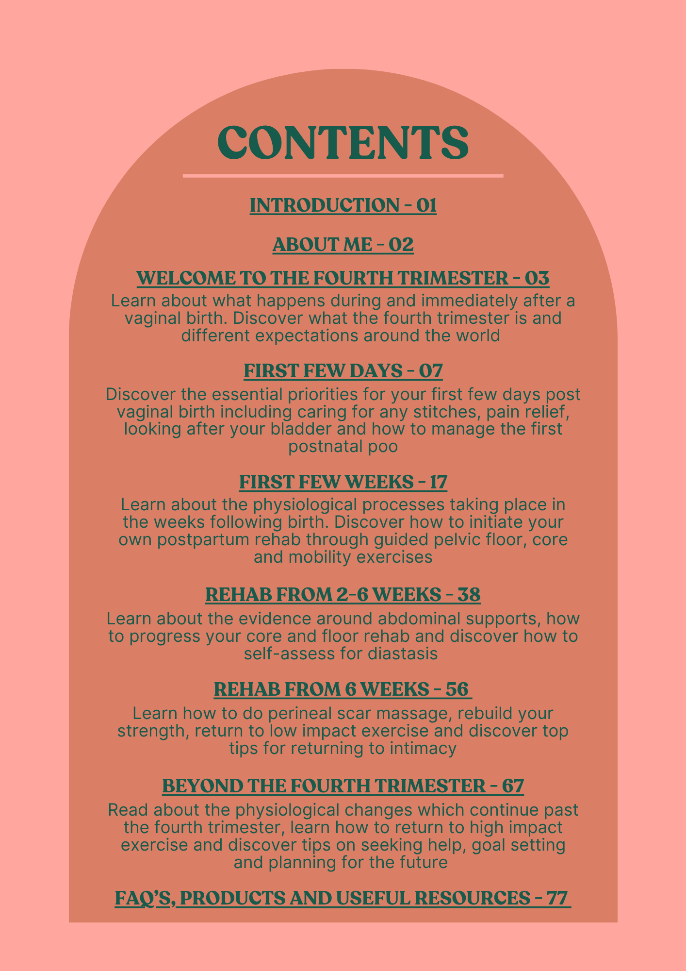 Vaginal birth recovery guide